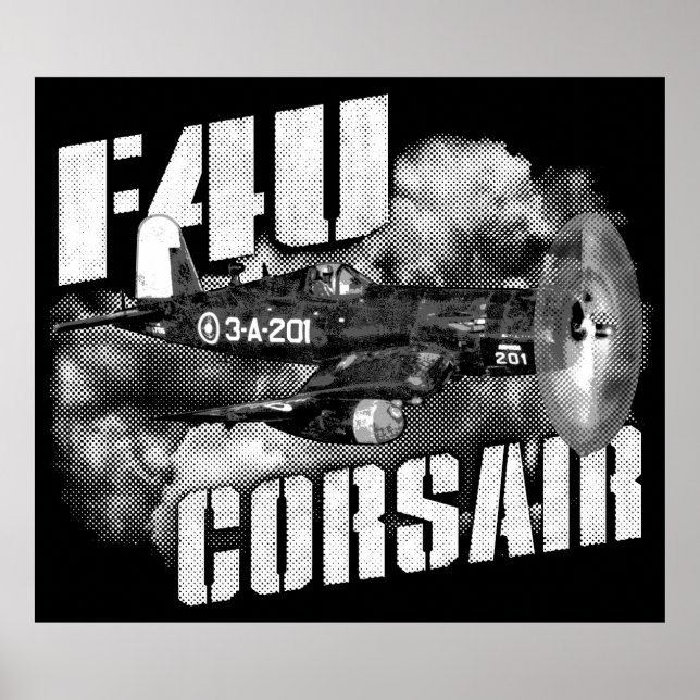 POSTER F4U CORSAIR (Frente)