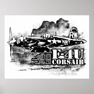 POSTER F4U CORSAIR
