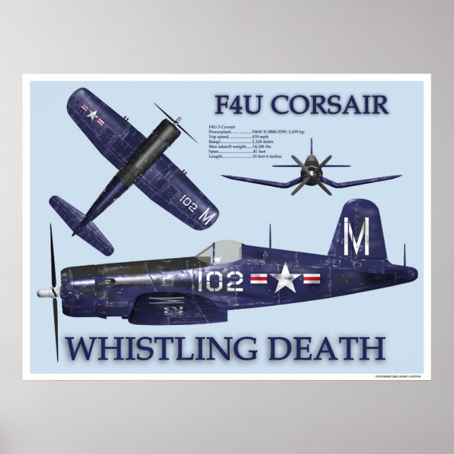 Poster F4U Corsair (Frente)