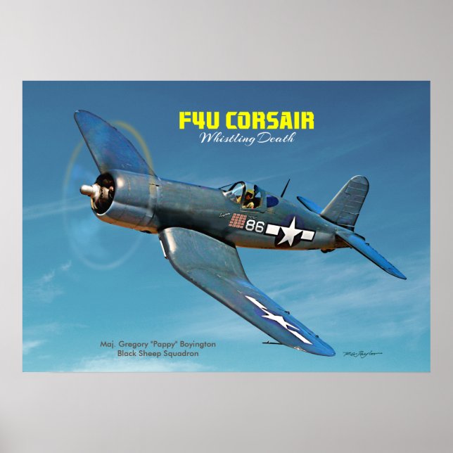 Pôster F4U Corsair (Frente)