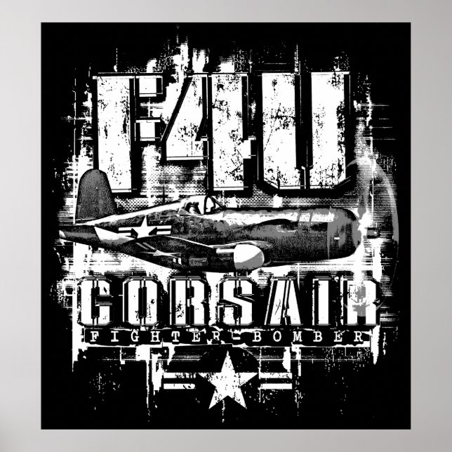 POSTER F4U CORSAIR (Frente)