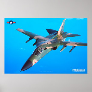 POSTER F-111E AARDVARK