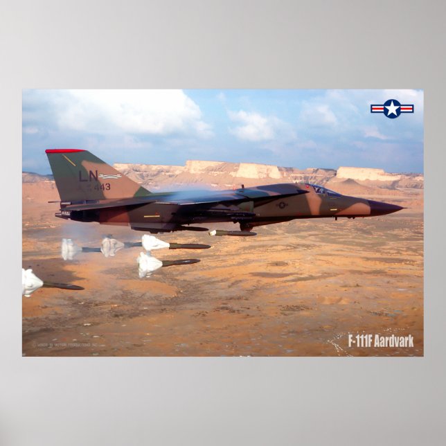 POSTER F-111F AARDVARK (Frente)