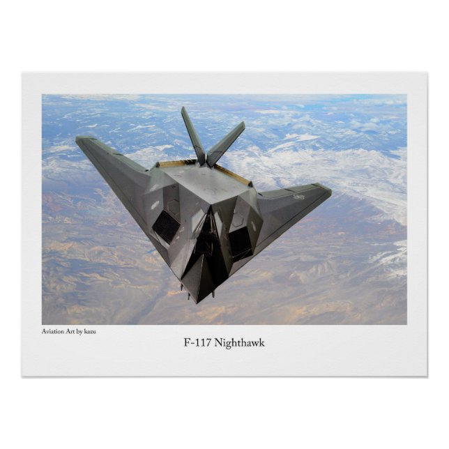 Pôster F-117 Nighthawk (Frente)