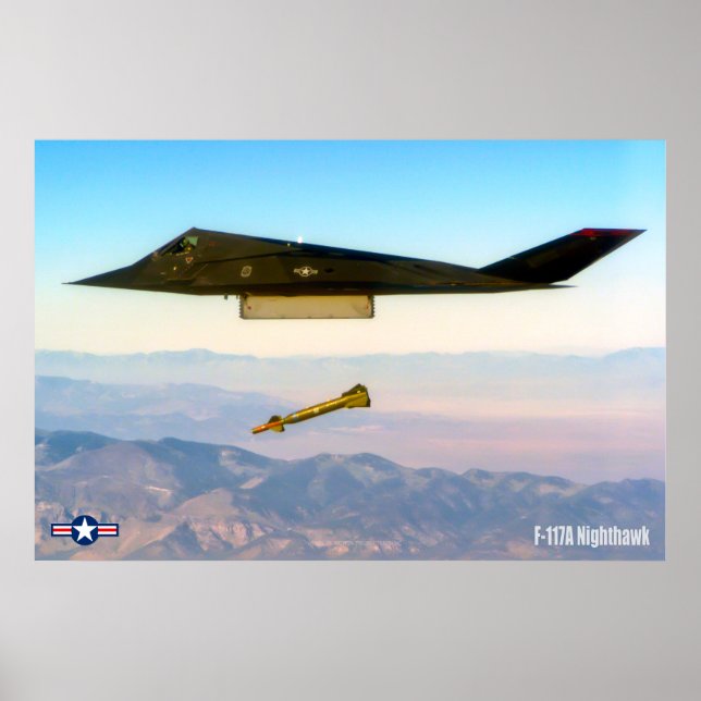 POSTER F-117A NIGHTHAWK (Frente)
