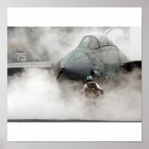 Pôster F-14 dentro smoke