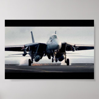Poster F-14 Landind