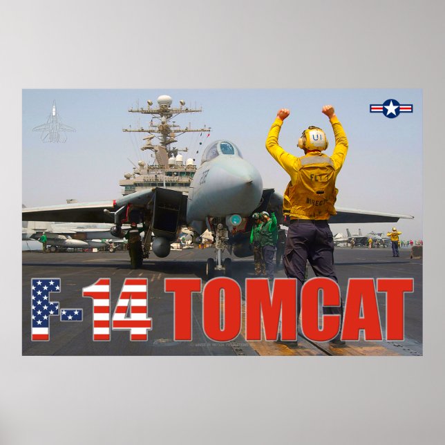 POSTER F-14 TOMCAT (Frente)