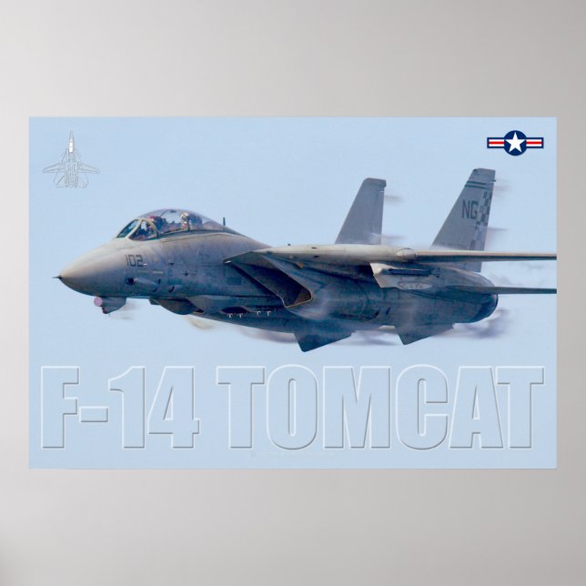 POSTER F-14 TOMCAT (Frente)