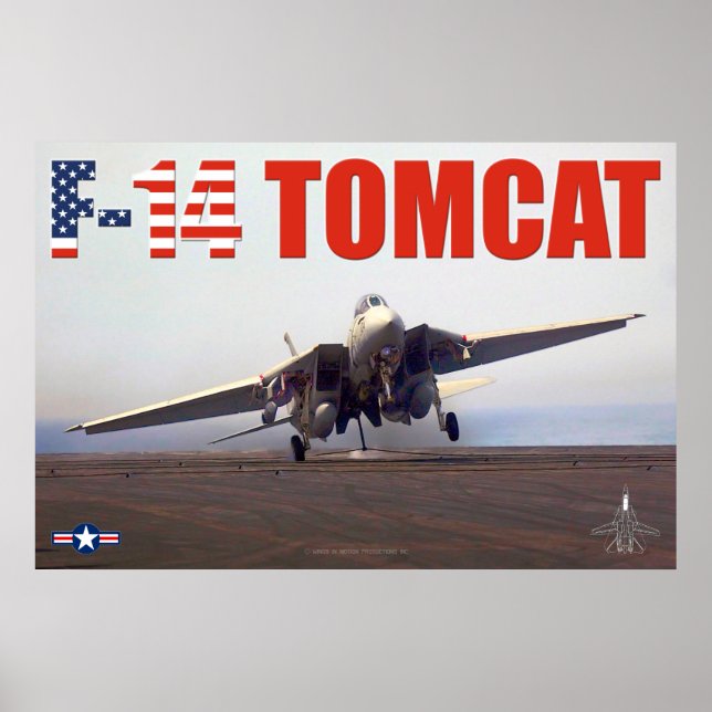 POSTER F-14 TOMCAT (Frente)