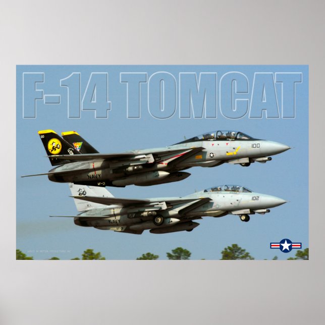 POSTER F-14 TOMCAT (Frente)
