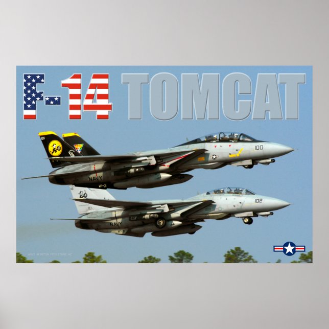 POSTER F-14 TOMCAT (Frente)