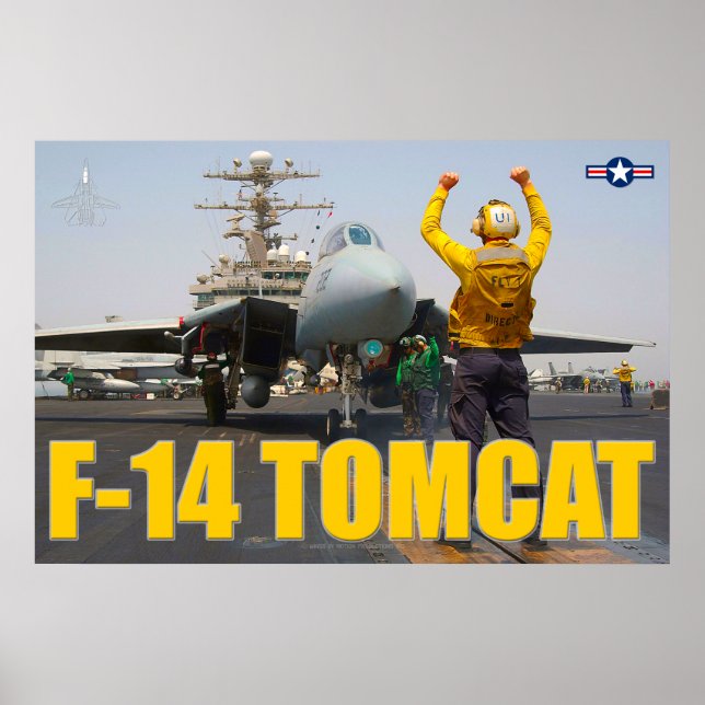 POSTER F-14 TOMCAT (Frente)