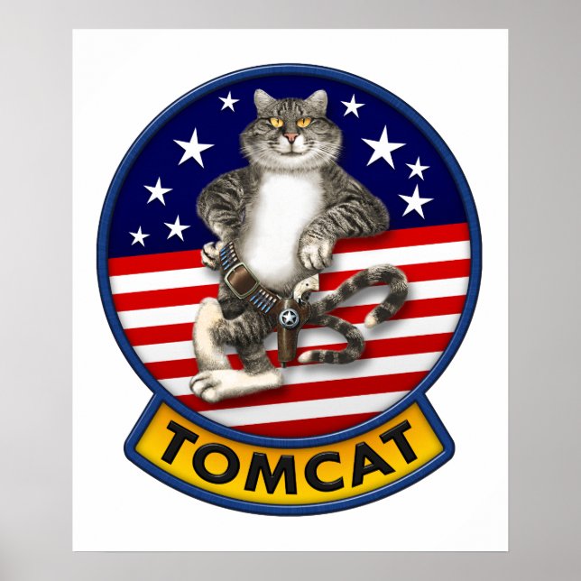 Poster F-14 Tomcat Mascot (Frente)
