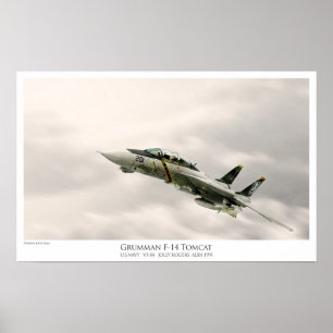 PÔSTER F-14A TOMCAT VF-84 JOLLY ROGERS