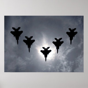 Poster F-15 Aeronaves de Strike Eagle
