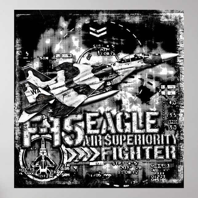 Poster F-15 Águia (Frente)