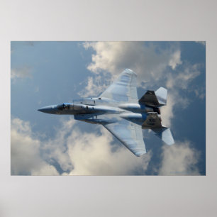 Poster F-15 Águia em Voo