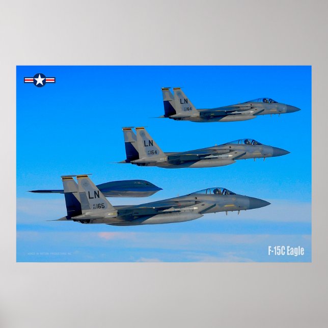 POSTER F-15C EAGLE (Frente)