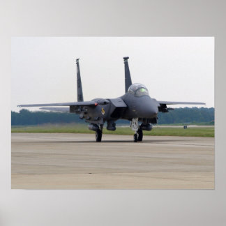 Pôster F-15E de Seymour Johnson AFB em Shaw AFB, SC.