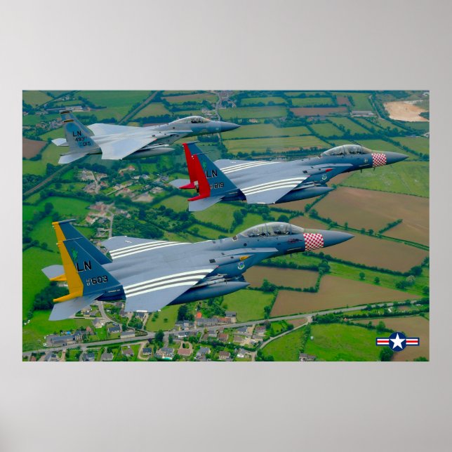 POSTER F-15E STRIKE EAGLE (Frente)