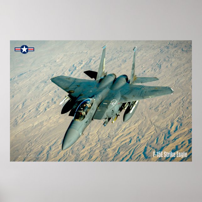 POSTER F-15E STRIKE EAGLE (Frente)