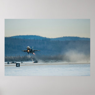 Pôster F-16 Combate a aeronaves Falcão