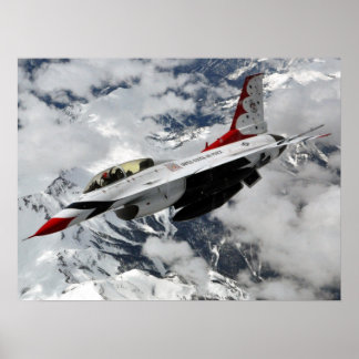 Poster F-16 Luta contra o Falcão Thunderbird