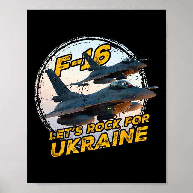 Poster F-16 Ucrânia 1  (Frente)