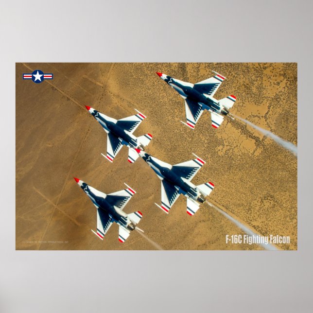POSTER F-16C FALCÃO DE LUTA (Frente)