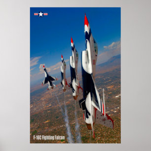 POSTER F-16C FALCÃO DE LUTA