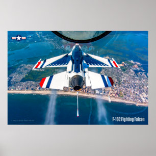 POSTER F-16C FALCÃO DE LUTA