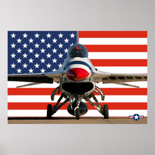 POSTER F-16D FALCÃO DE LUTA (Frente)
