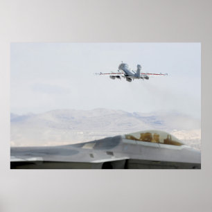 Poster F-22 predador do raptor EA-6B