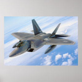 Poster F-22 Raptor Military Jet