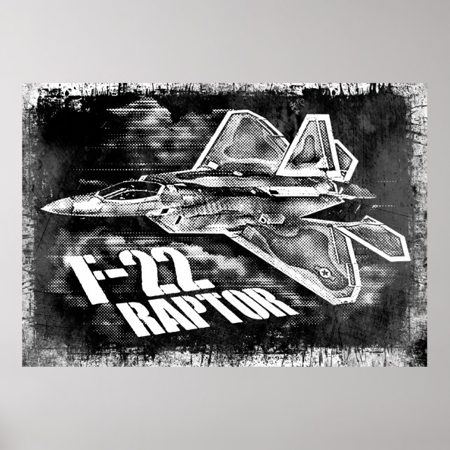 POSTER F-22 RAPTOR NULO (Frente)