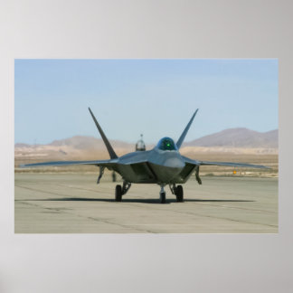 Pôster F-22 Tributação do Raptor