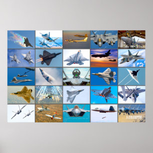 POSTER F-22A RAPTOR "MONTAGE"