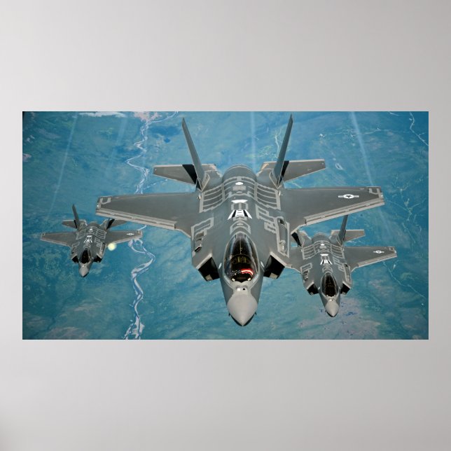 Poster F-35 Aviões de raios II (Frente)
