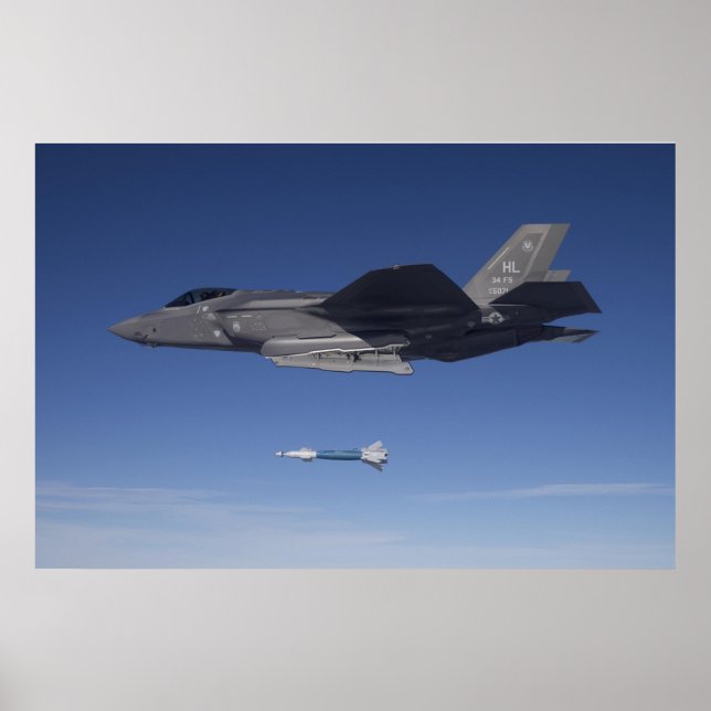Poster F-35 Aviões de raios II (Frente)