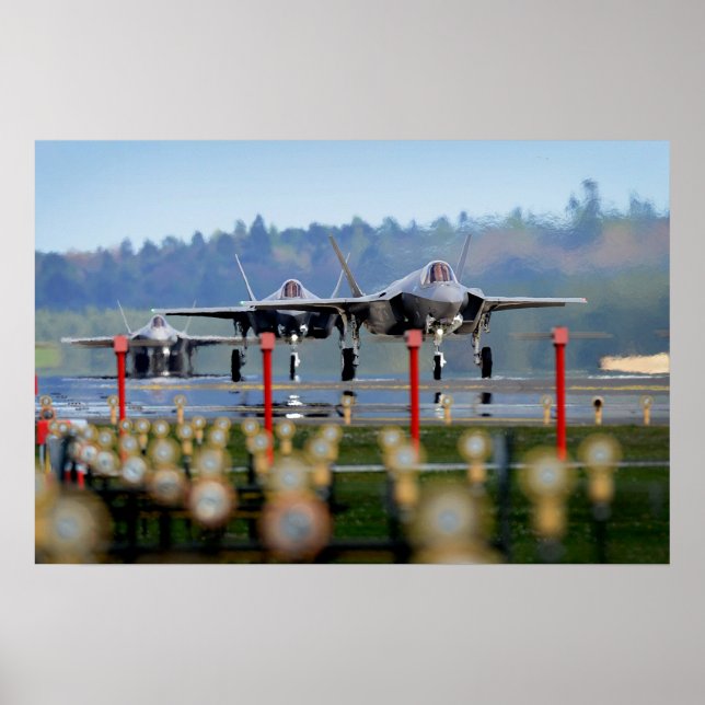 Poster F-35 Aviões de raios II (Frente)