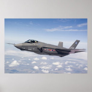Poster F-35 aviões do relâmpago II