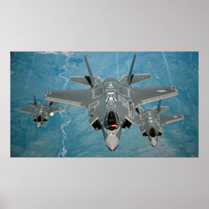 Poster F-35 aviões do relâmpago II