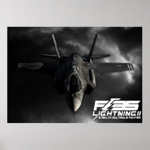 Poster F-35 Relâmpago II