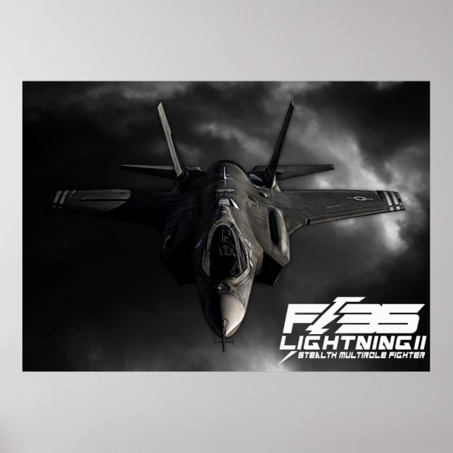 Poster F-35 Relâmpago II (Frente)
