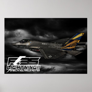 Pôster F-35 relâmpago II