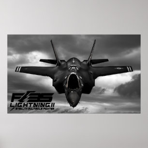 Poster F-35 Relâmpago II