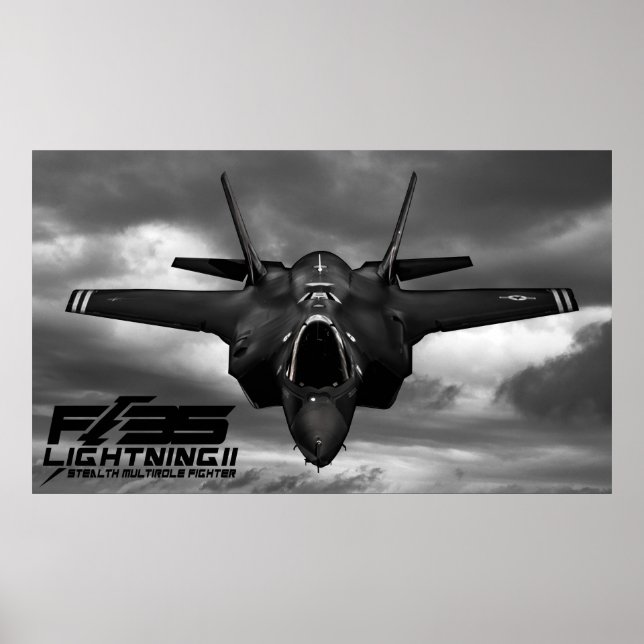 Poster F-35 Relâmpago II (Frente)