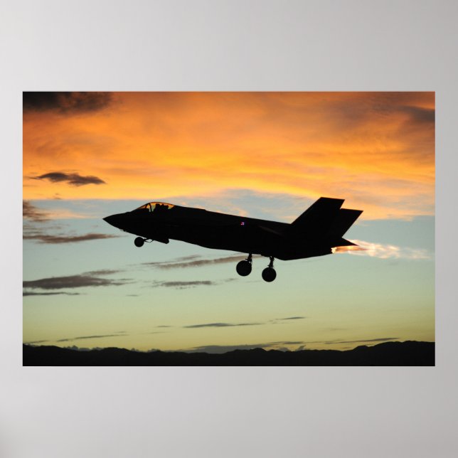 Poster F-35 Relâmpago II (Frente)