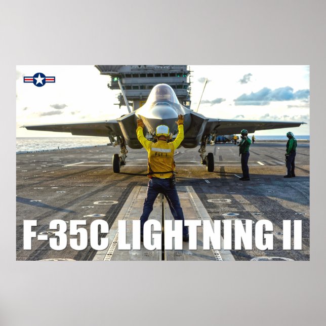 POSTER F-35C LIGHTNING II (Frente)